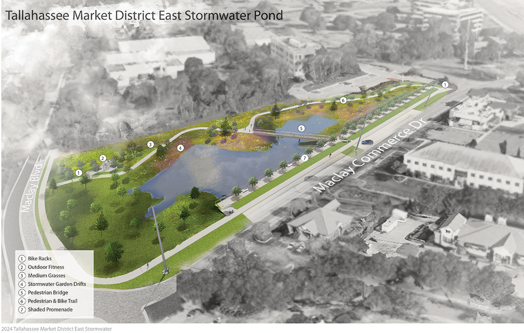 diagram of East Stormwater Facility